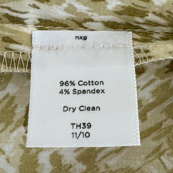 Talbots Skirt Womens Size 6p Petite Pleated A-Line Below Knee Length Cotton - Picture 8 of 9